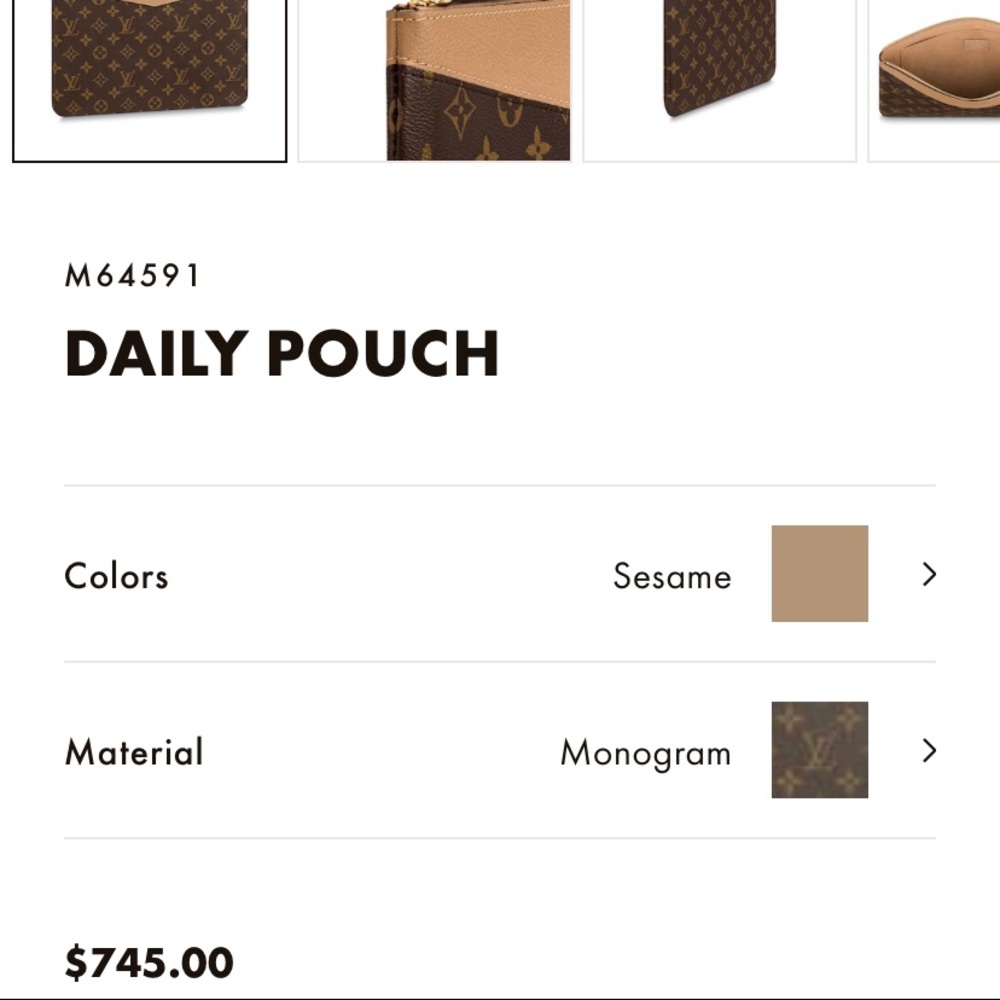 Louis Vuitton Daily Pouch—- sold out everywhere - Picture 7 of 9